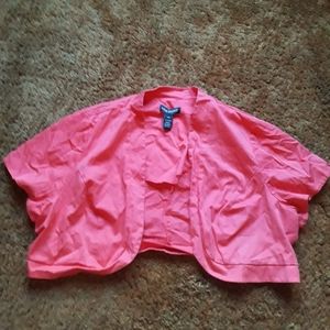 Pink Lane Bryant shawl